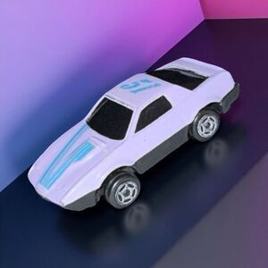 Vintage Unbranded Rare Lavender Die Cast Plastic Firebird #51 Sports Car 1:64